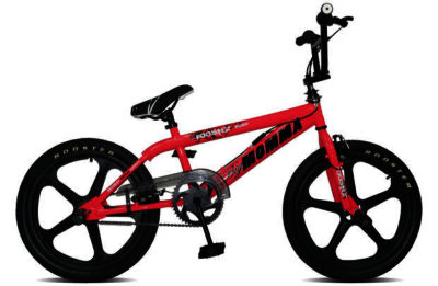 Rooster Big Momma Pink and Black BMX with Mag Wheels Rooster Big Momma Pink and Black BMX with Mag Wheels